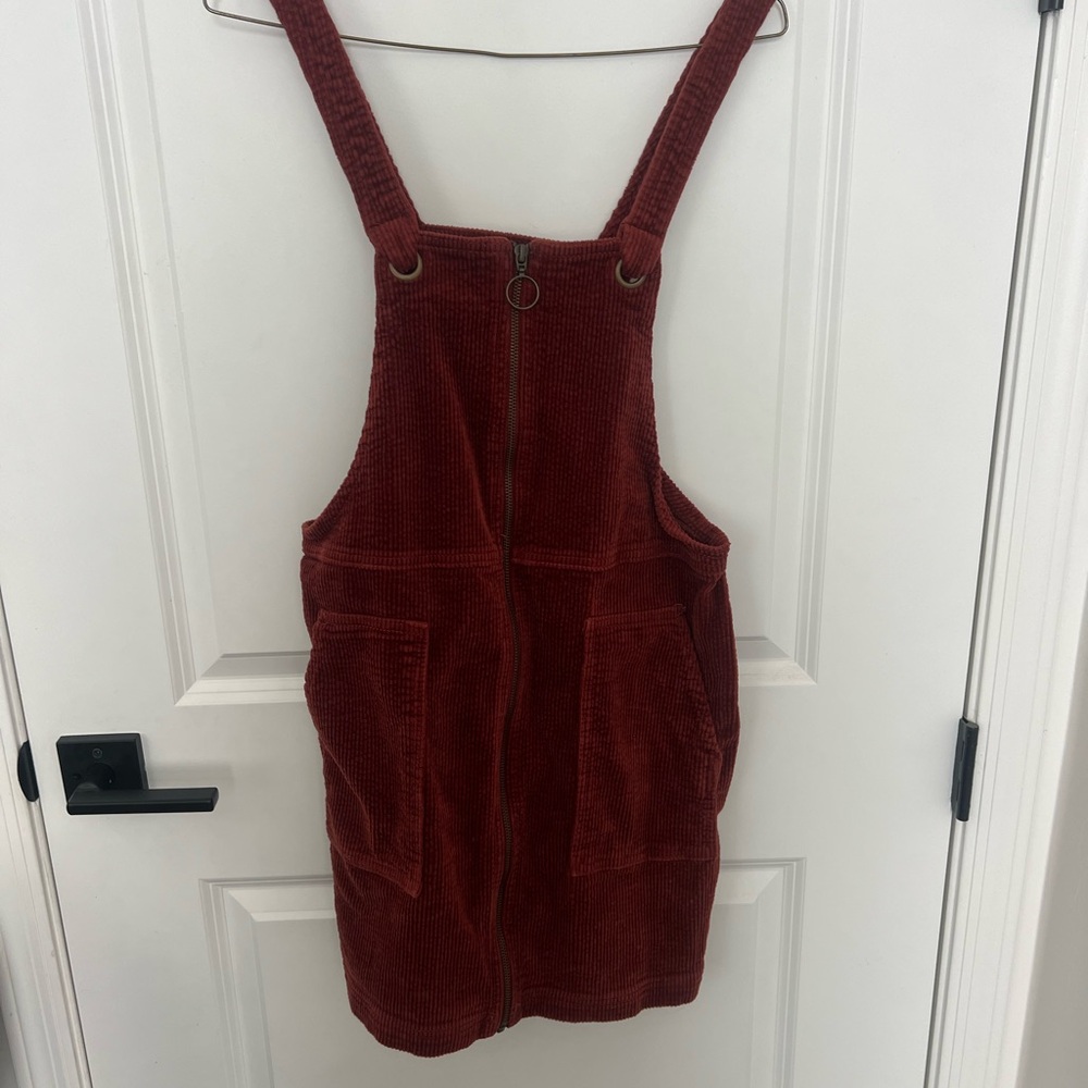 Wild Fable Burnt Orange Corduroy Mini Dress